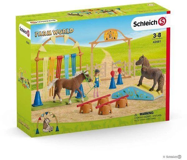 Schleich Farm World 42481 – ponių vikrumo pratimas