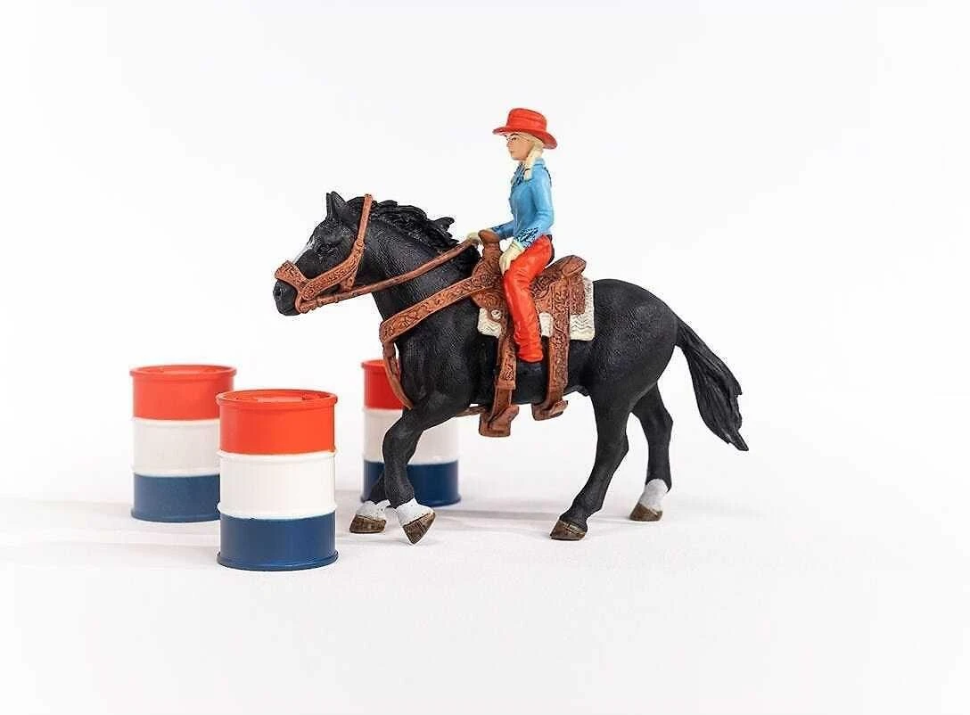 SCHLEICH „Naminiai gyvūnai“ Rinkinys - Kaubojė ant žirgo