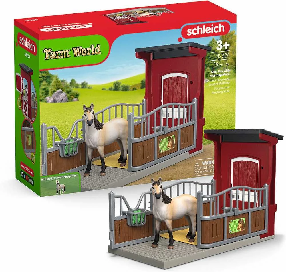 Schleich Figūrėlė boksininko su mustango kumele