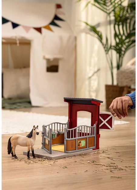 Schleich Figūrėlė boksininko su mustango kumele
