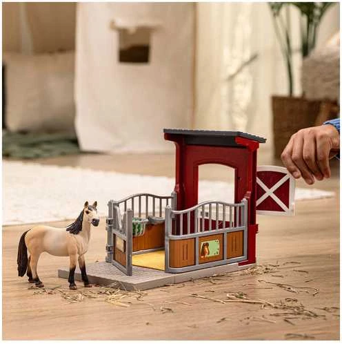 Schleich Figūrėlė boksininko su mustango kumele