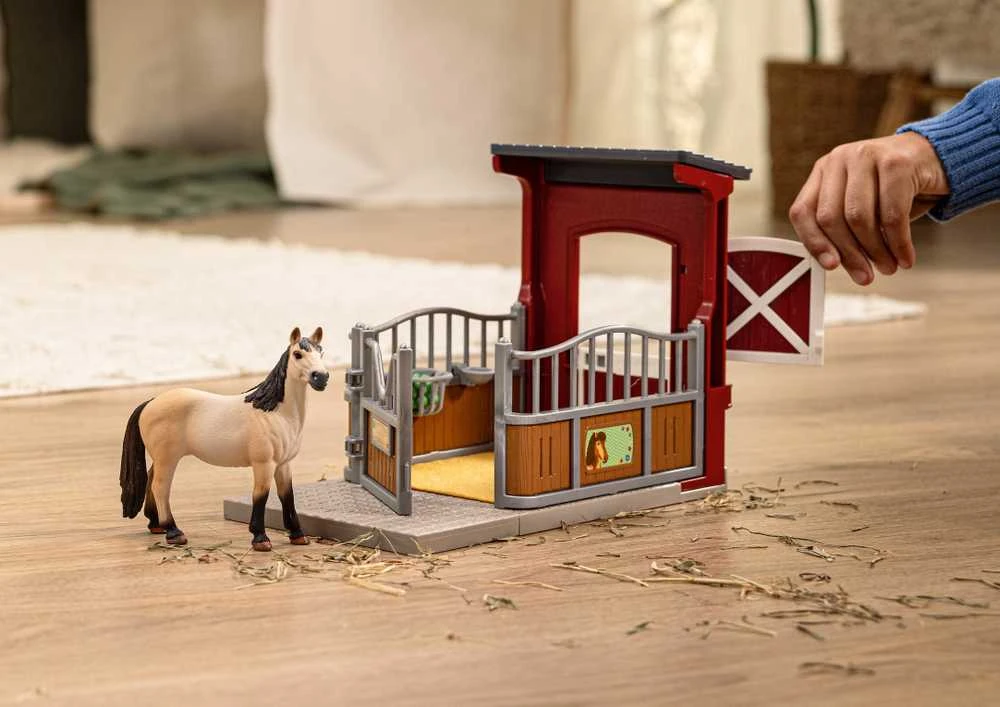 Schleich Figūrėlė boksininko su mustango kumele