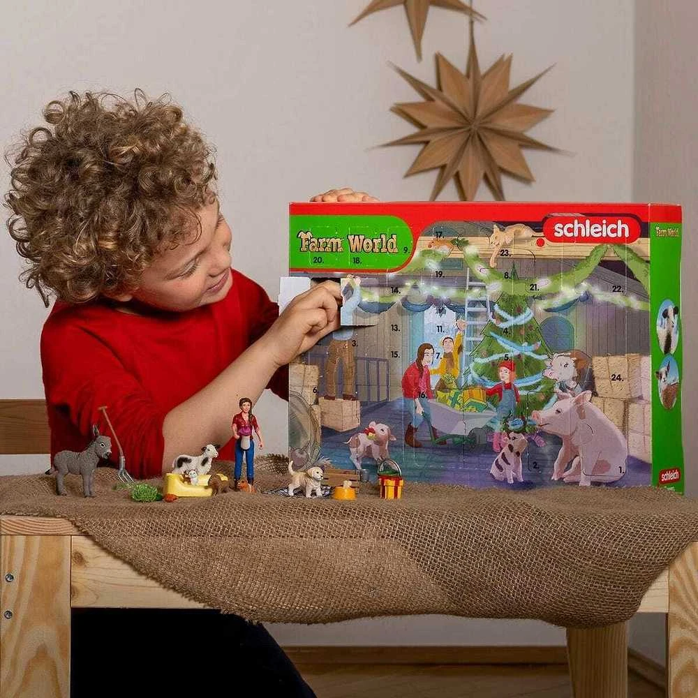 Schleich Farm World advento kalendorius su vaiku