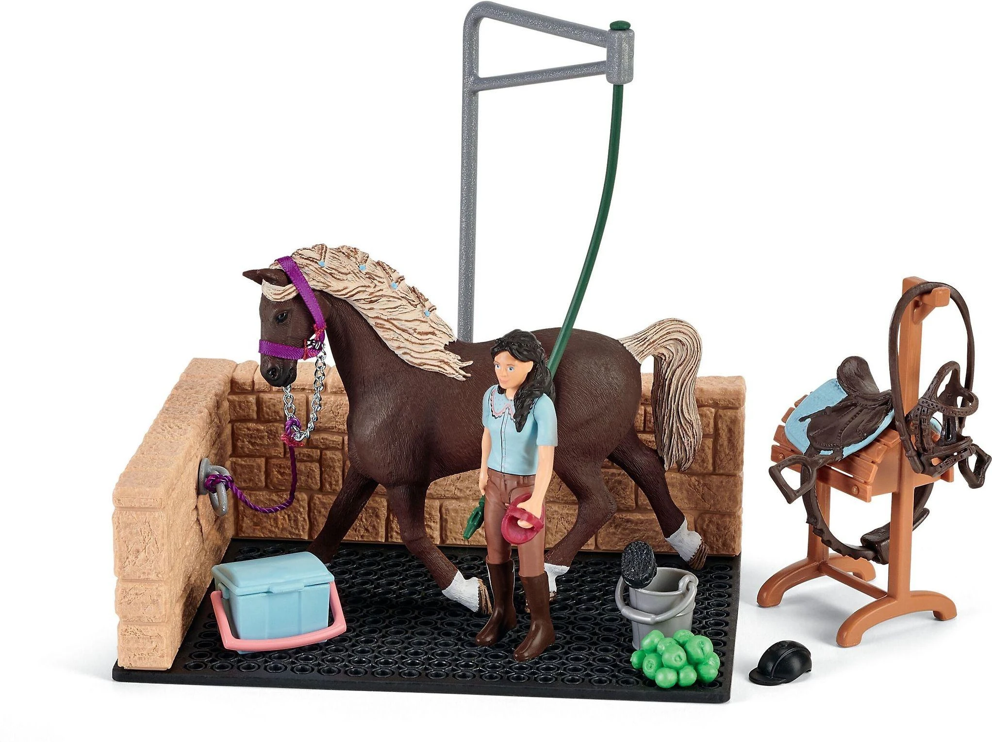 SCHLEICH HORSE CLUB Plovykla su Emile ir Luna iš „Žirgų klubo“