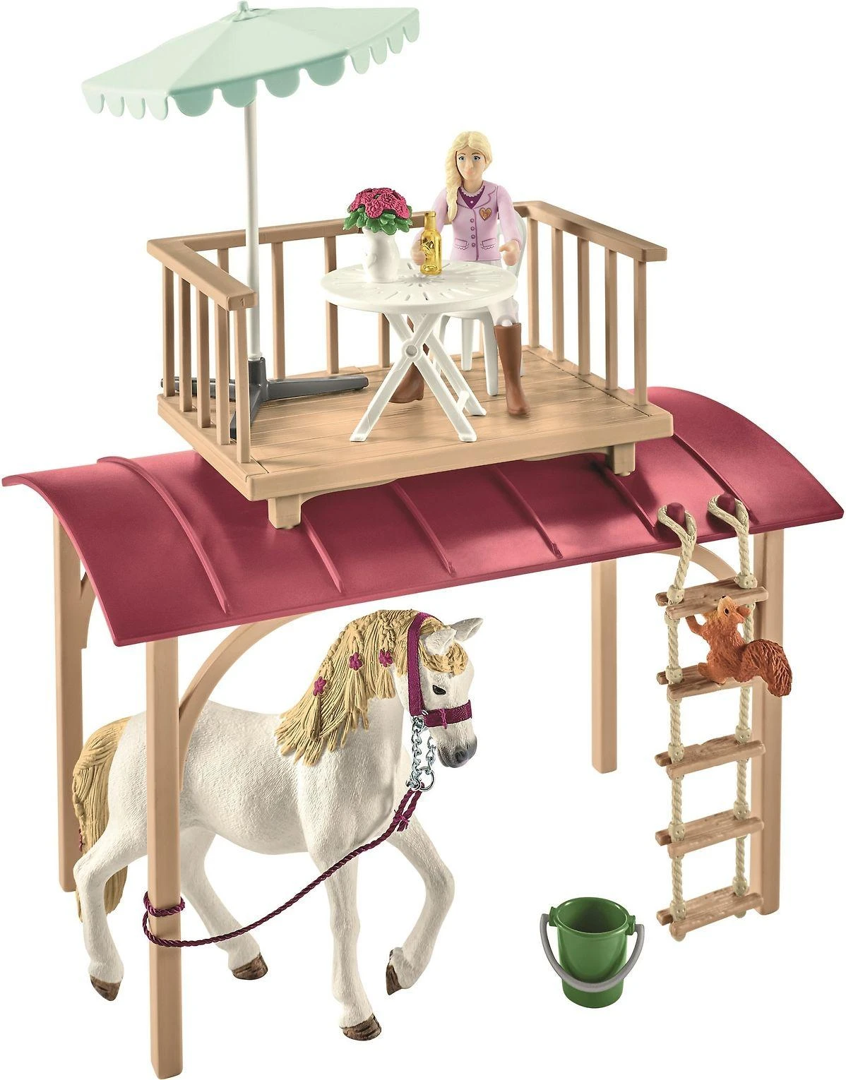 SCHLEICH HORSE CLUB Namelis ant ratų slaptiems klubo susitikimams