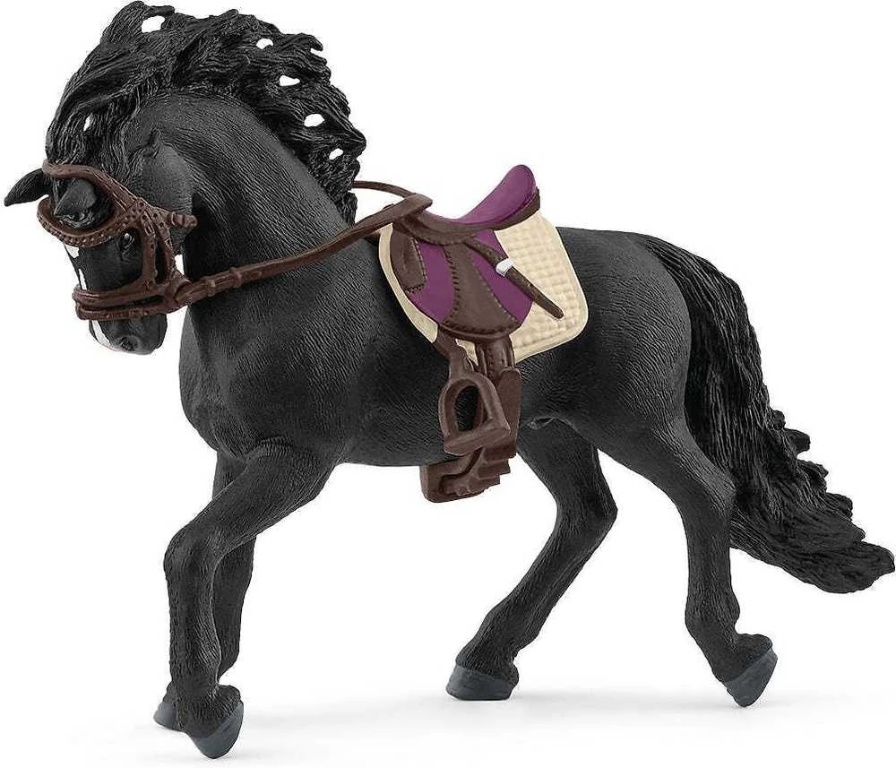 SCHLEICH HORSE CLUB Pura Raza Española veislės žirgas su priedais