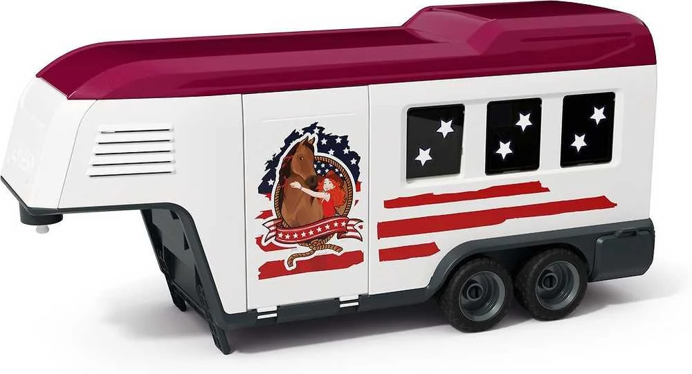 SCHLEICH HORSE CLUB Sunkvežimis ir priekaba prie ežero