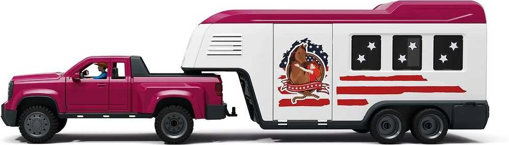 SCHLEICH HORSE CLUB Sunkvežimis ir priekaba prie ežero