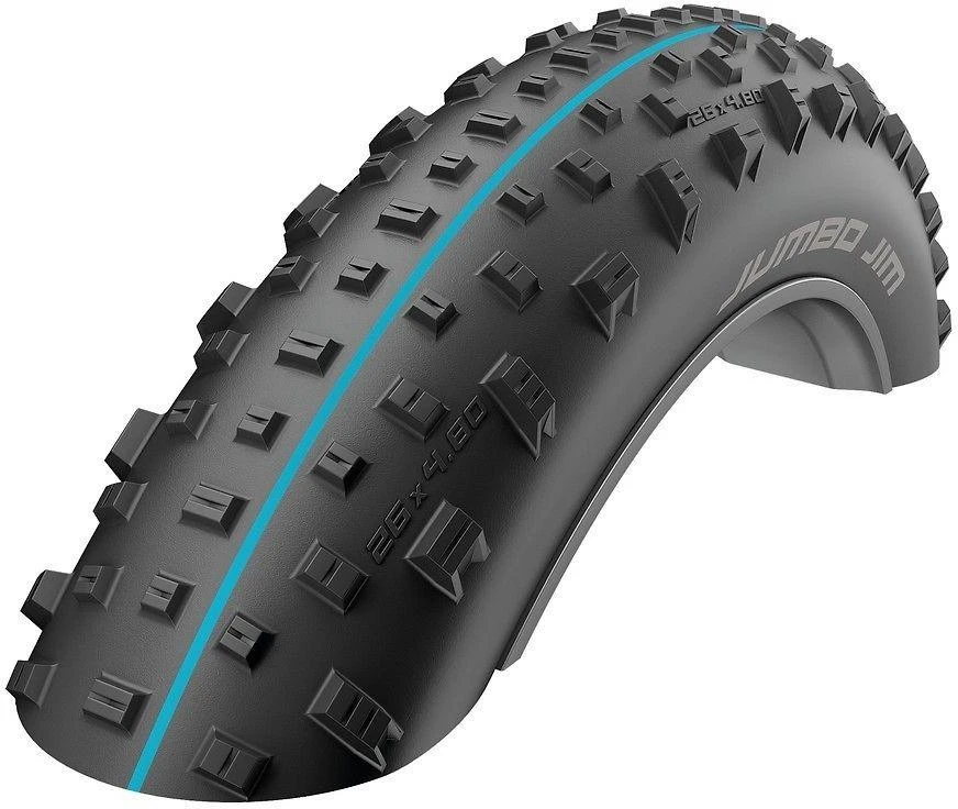 26 colių „Schwalbe Jumbo Jim HS 466“, „Evo Fold“, 110-559 „Super Ground Addix SpeedGrip“ padanga