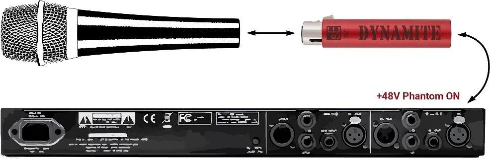 Se Electronics sE DM1 Dynamite - aktyvus mikrofono stiprintuvas