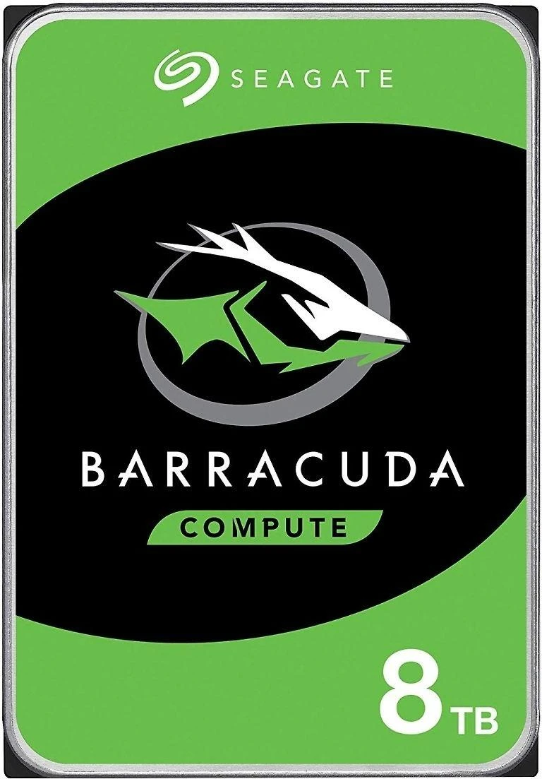 Vidinis kietasis diskas „Seagate BarraCuda“ 3,5 colio 8 TB SATA3 5400 RPM 256 MB