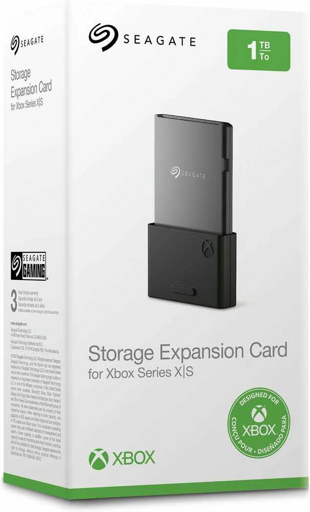 Kietasis diskas „SEAGATE“ atminties išplėtimo plokštė, skirta „XBOX Series X S“ (CFXSSD/1TB/PCIE)