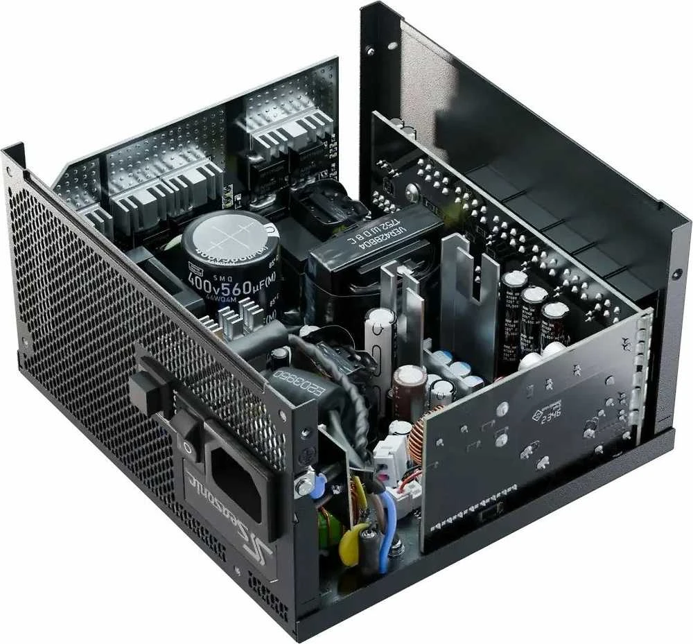 Seasonic Focus GX 80 PLUS Gold PSU, modular – 1000 Watt, juodos spalvos