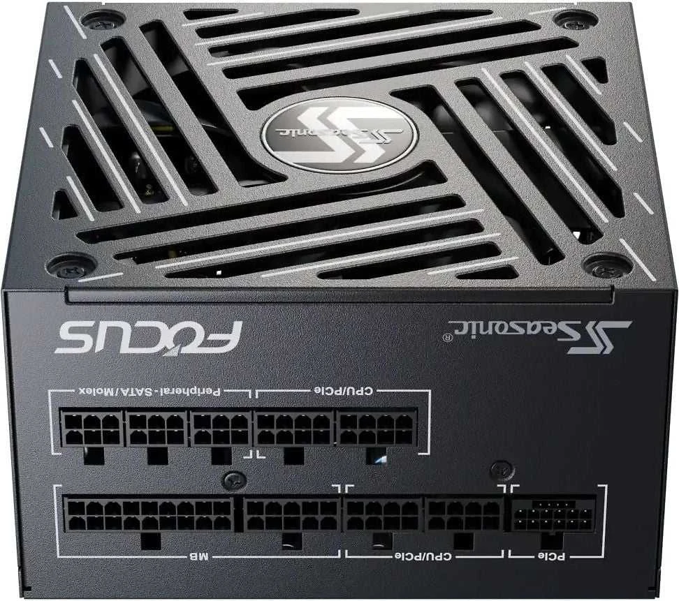 Seasonic Focus GX 80 PLUS Gold PSU, modular – 750 Watt, juodos spalvos
