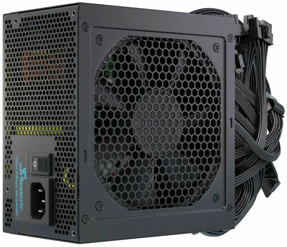 Seasonic G12 GC 80 PLUS Gold PSU – 650 Watt, juodos spalvos