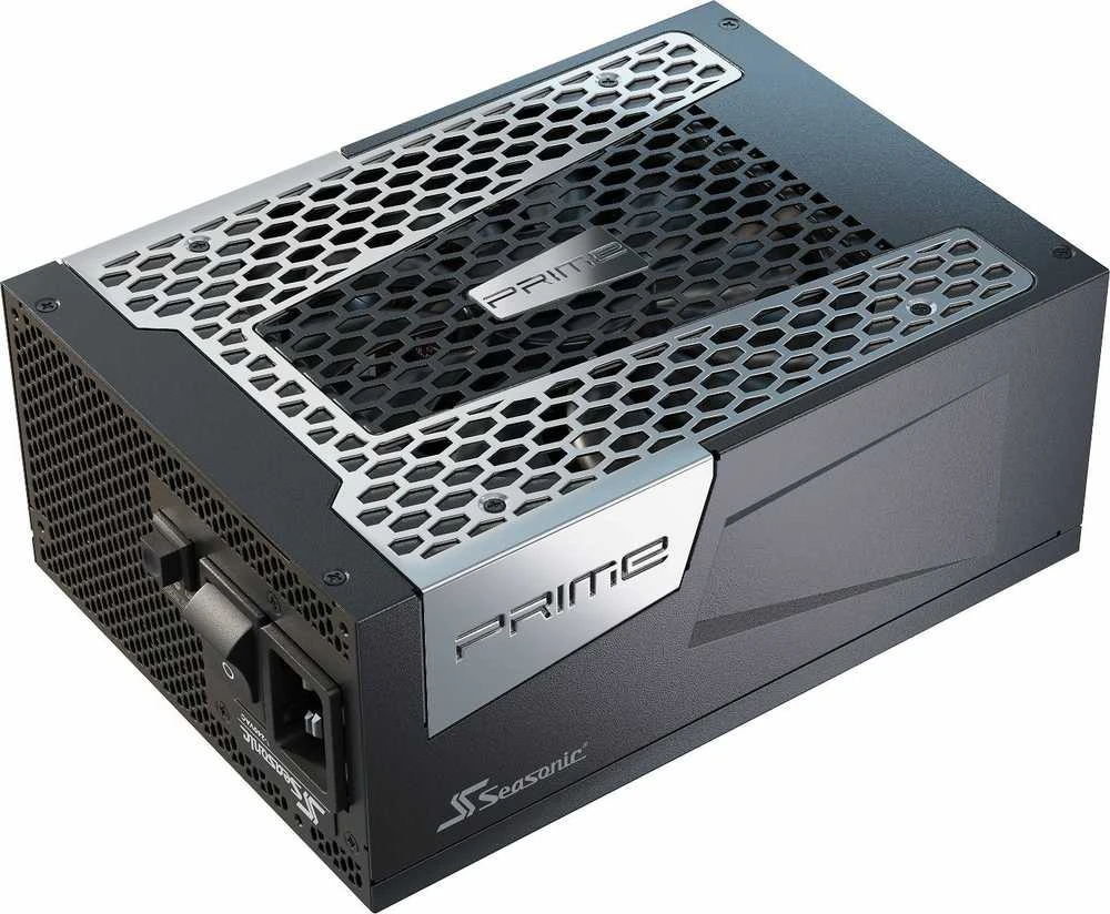 „Seasonic Prime TX-1300“, 80 PLUS Titanium maitinimo blokas, modulinis, ATX 3.1, PCIe 5.1 × 1300 vatų