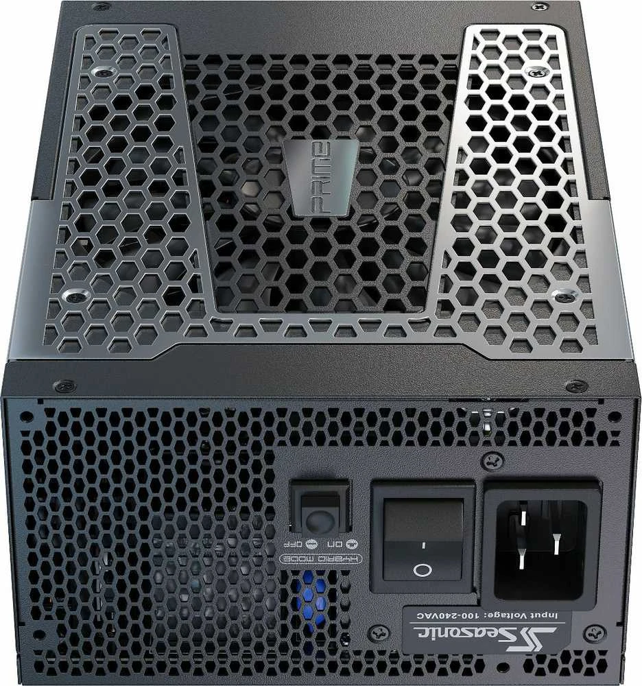 „Seasonic Prime TX-1300“, 80 PLUS Titanium maitinimo blokas, modulinis, ATX 3.1, PCIe 5.1 × 1300 vatų