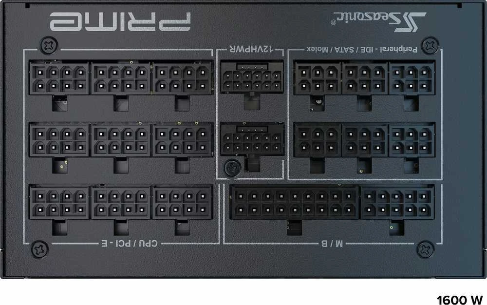 Seasonic Maitinimo blokas PRIME TX-1600 ATX 3.0, 80 PLUS Titanium sertifikatas