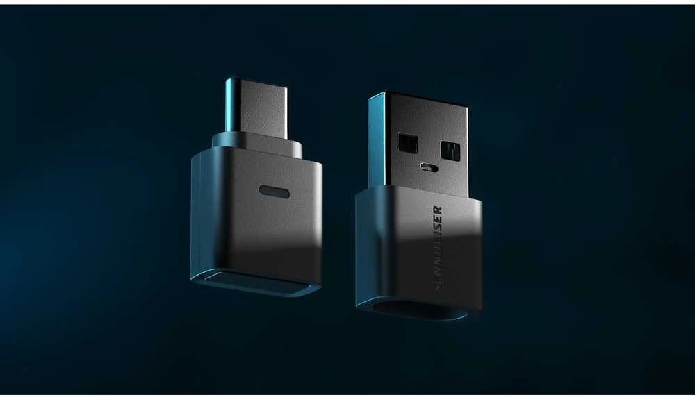 „Sennheiser BTD 700 USB-C + USB-A Bluetooth“ adapteris, ES