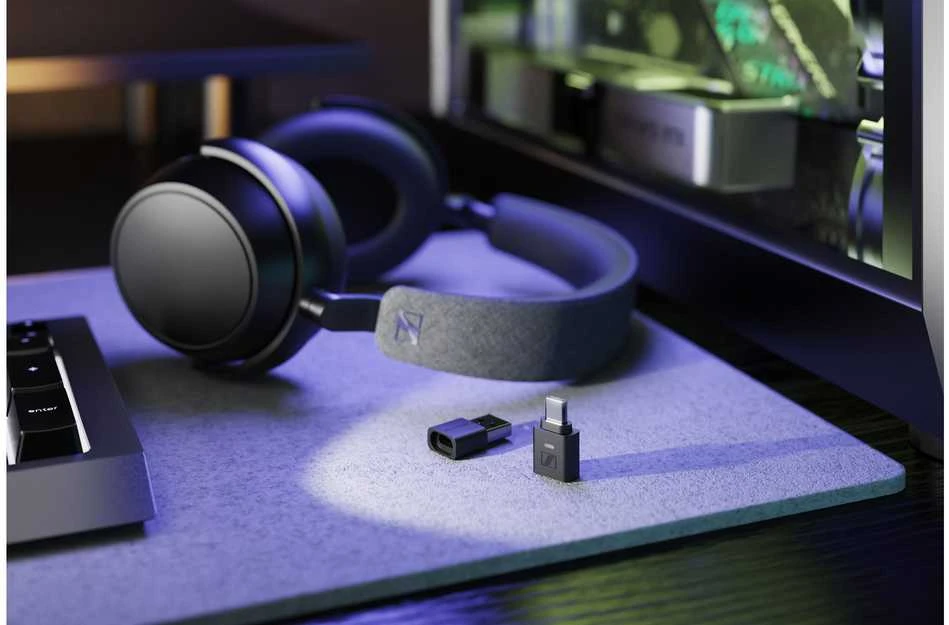 „Sennheiser BTD 700 USB-C + USB-A Bluetooth“ adapteris, ES