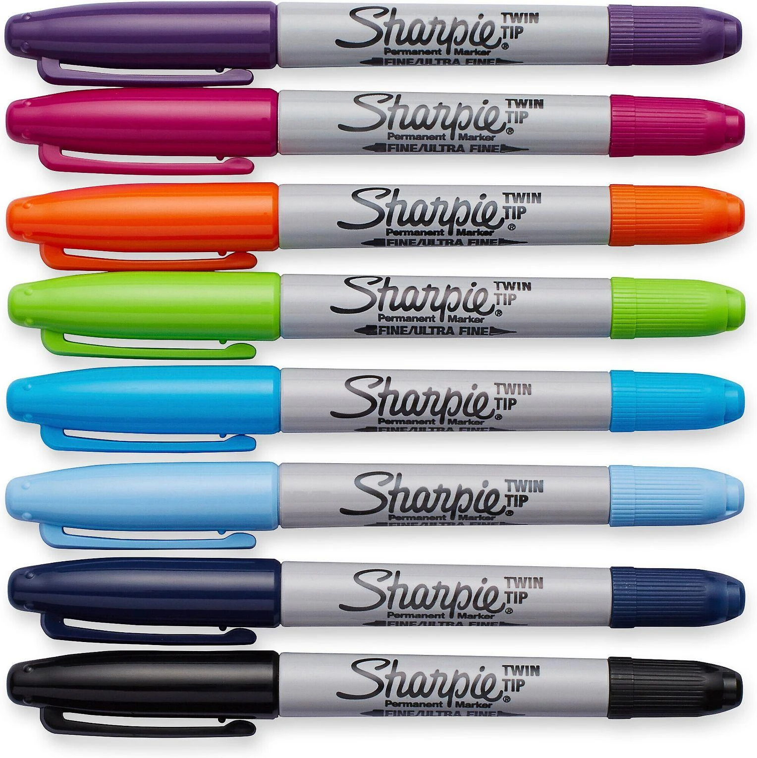 Markerių rink. „Sharpie" 8 vnt. TWIN TIP