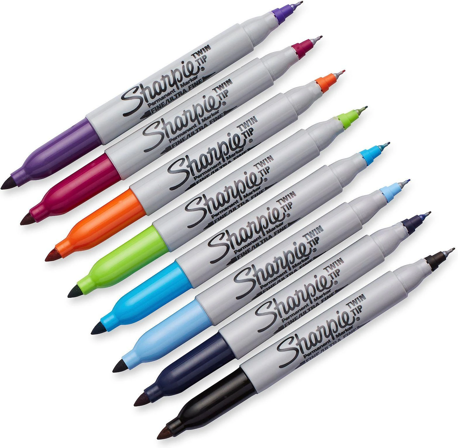 Markerių rink. „Sharpie" 8 vnt. TWIN TIP