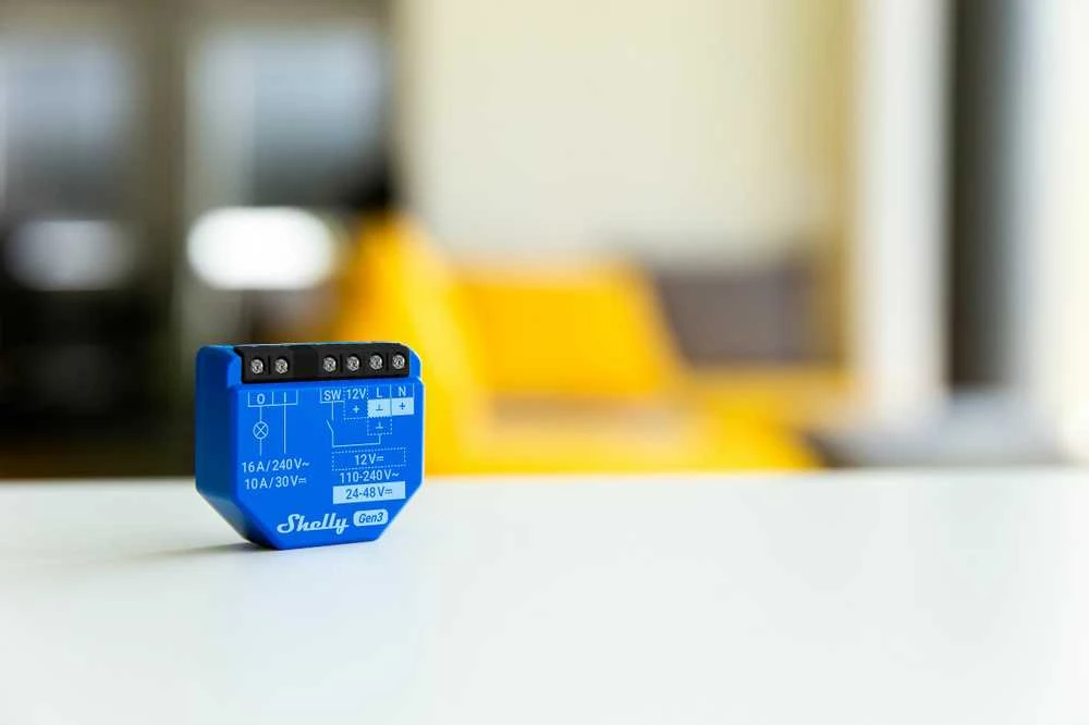 Shelly 1 Gen3 1 kanalo relė 16A (Wifi, Bluetooth)