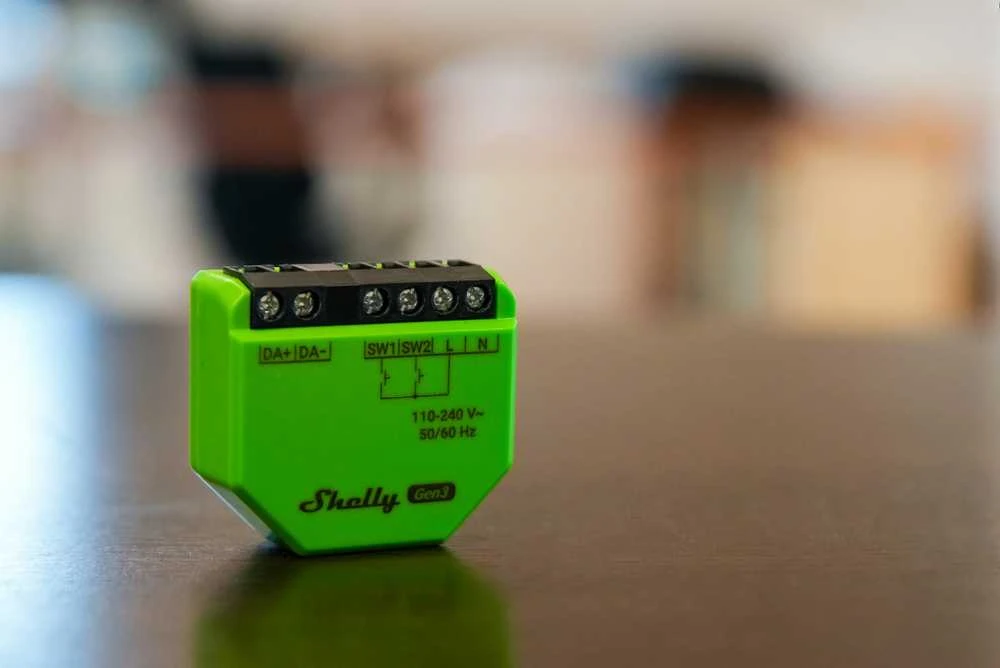 Shelly GEN3 DALI dimeris pagrindinis valdiklis (Wifi, Bluetooth)