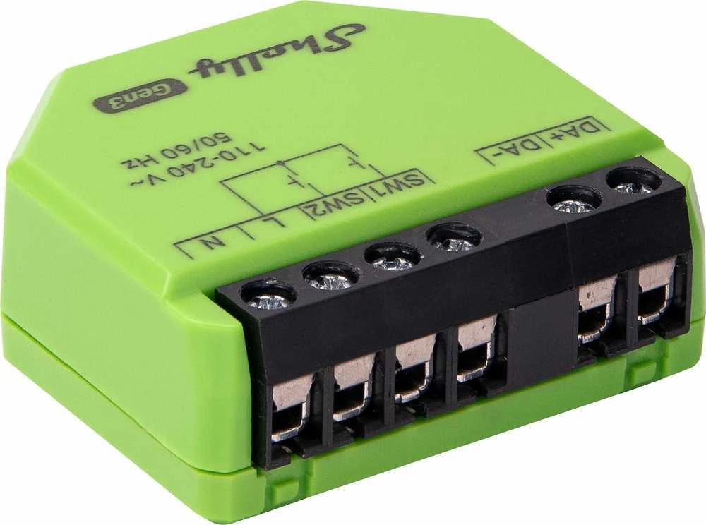 Shelly GEN3 DALI dimeris pagrindinis valdiklis (Wifi, Bluetooth)