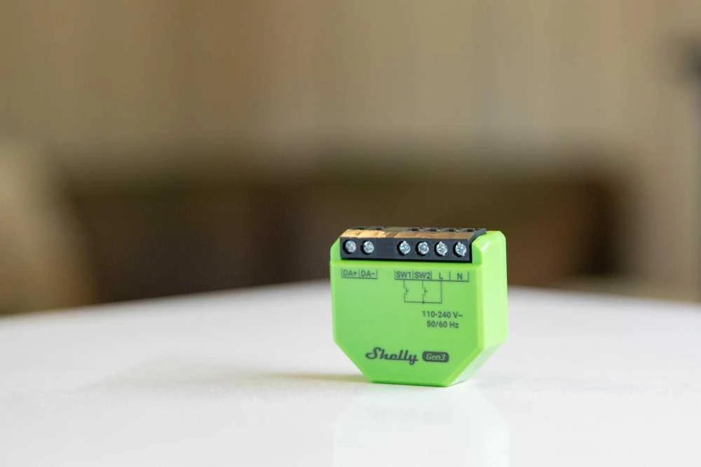 Shelly GEN3 DALI dimeris pagrindinis valdiklis (Wifi, Bluetooth)