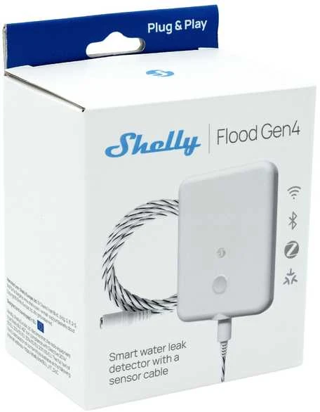 Shelly Flood Gen4 Multiprotocol išmanusis vandens nuotėkio sensorius