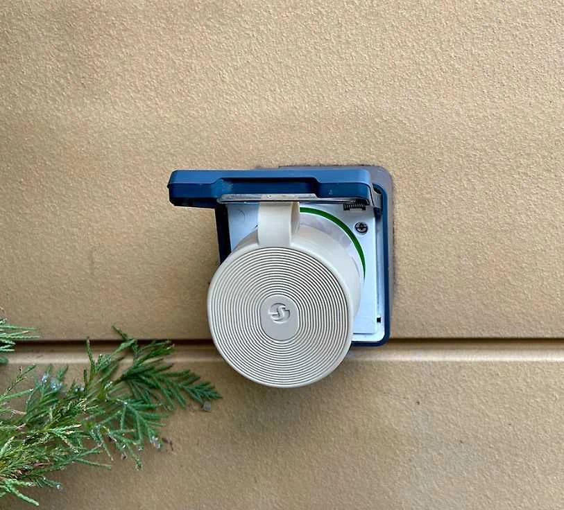 Shelly Plug S Gen3 lauko išmanusis kištukas Mocha