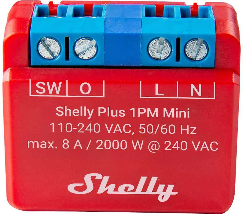 Shelly Plus 1PM Mini 1 kanalo relė