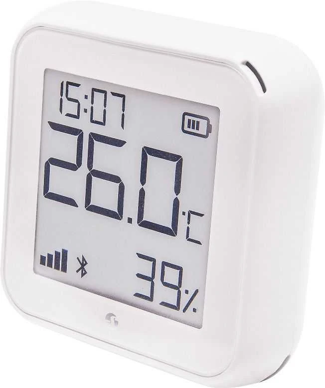 Temperatūros ir drėgmės jutiklis WIFI Shelly H&amp;T gen3 (balta)