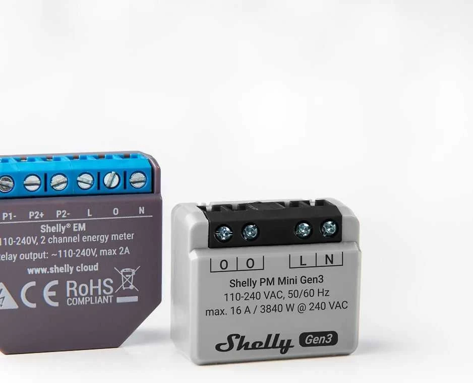 Shelly PM Mini Gen3 galios matuoklis