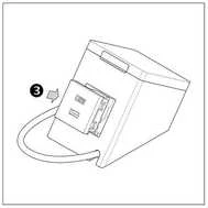 Shelly Wall Ekranas stendo priedas USB, baltas