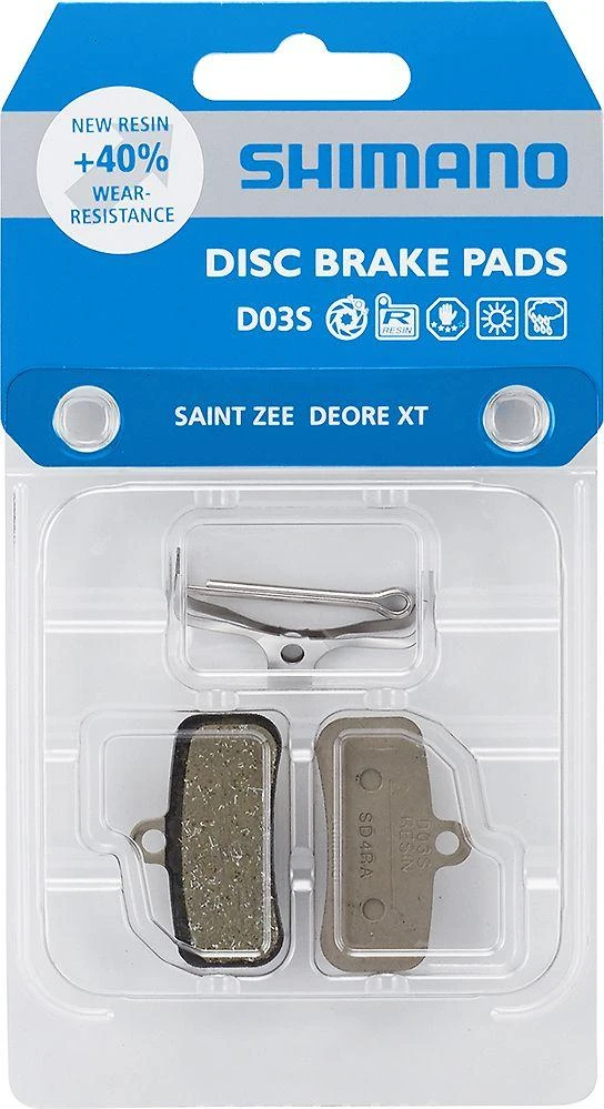 Diskinių stabdžių kaladėlės Shimano D03S Resin