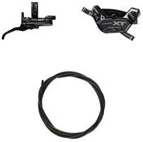 SHIMANO kampinių stabdžių komplektas XT BR-M8220+BL-M8200 galinis/dešinysis J-komplektas (BL) be adaptacinio polimero + chl BH90/170cm