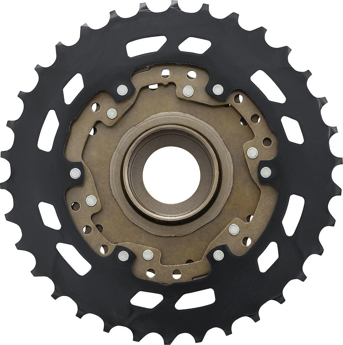 Galinis žvaigždžių blokas Shimano Tourney TZ MF-TZ500 MegaRange 7-speed 14-34T (užsukamas)