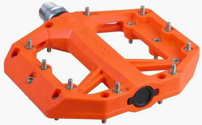 „Shimano PD-GR400“ plokščių pedalų pedalai, oranžiniai