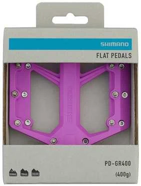 Shimano PD-GR400 Flat Pedal polkimet, violetti
