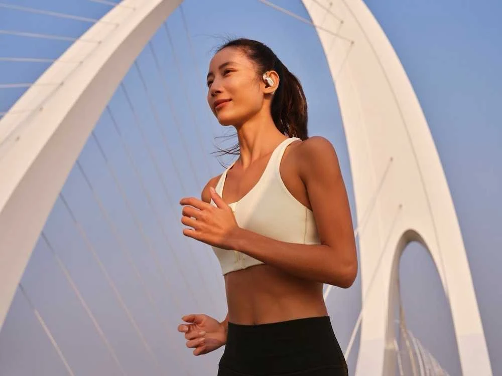 Shokz OpenFit 2 Kaulų laidumo ausinės, rusvai gelsvas