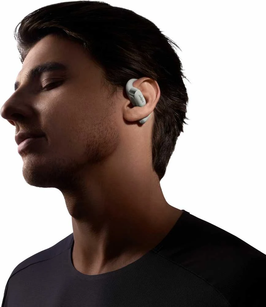 Shokz OpenFit 2+ ausinės su kaulų laidumo technologija ir „Dolby Audio“, pilkos