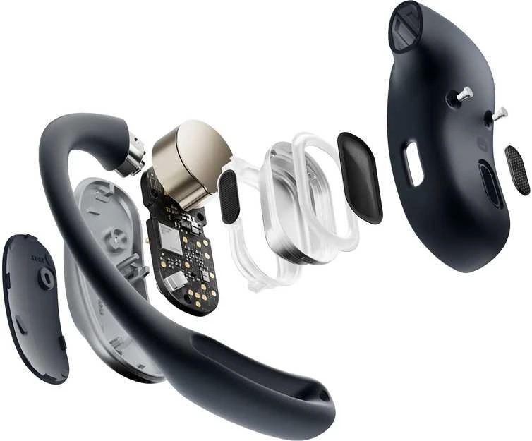 Ausinės Shokz OpenFit Air, Juodos spalvos