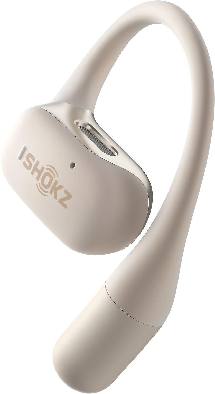 Shokz OpenFit belaidės ausinės, smėlio spalva