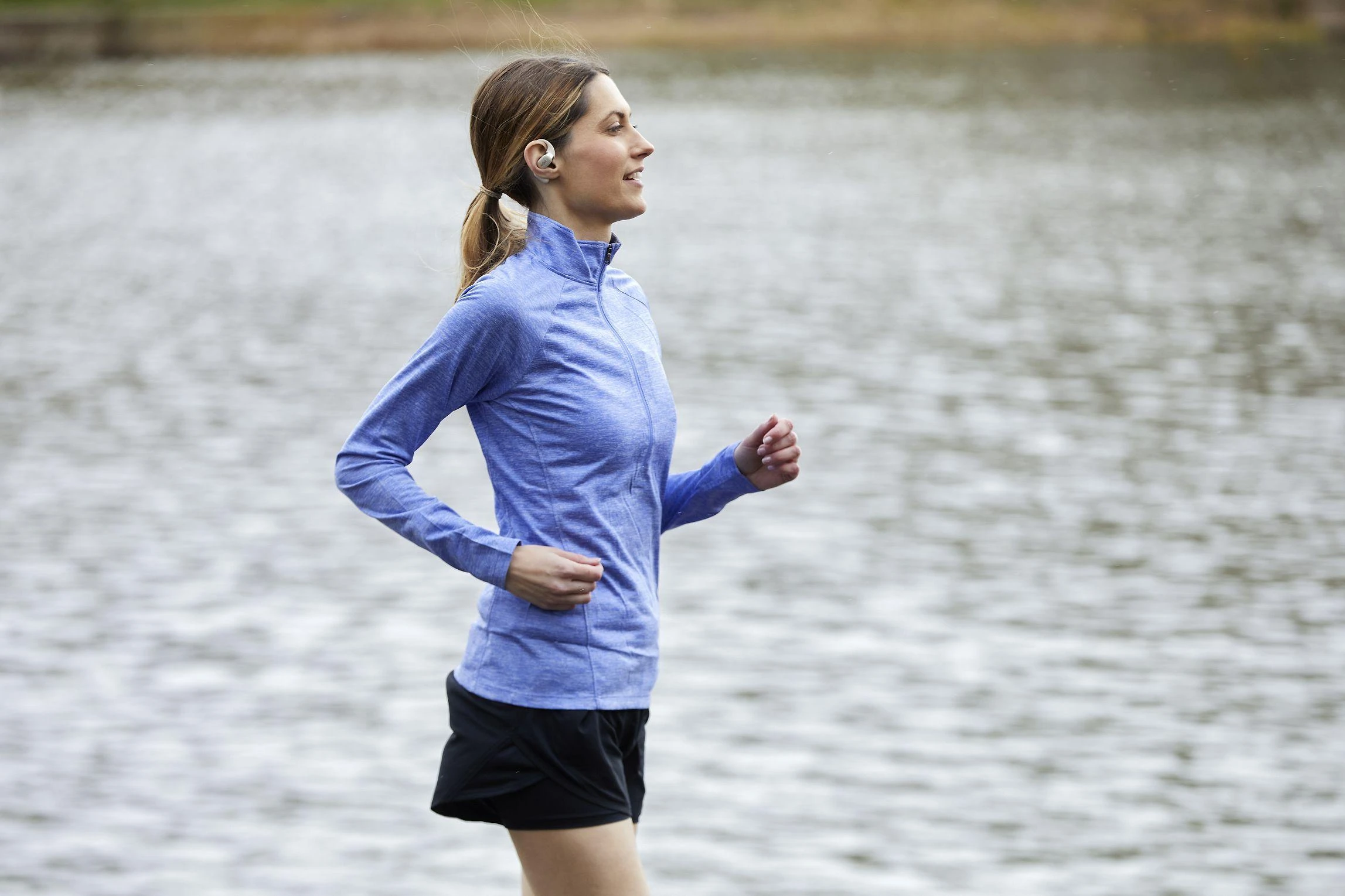 Ausinės Shokz OpenFit, Smėlio spalvos