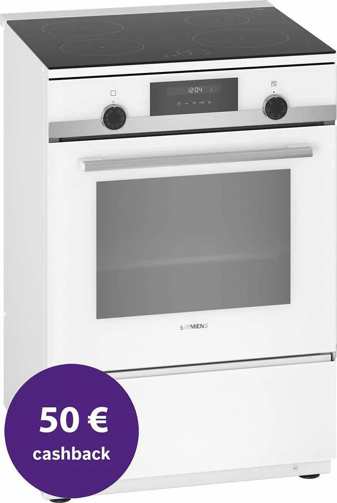 Orkaitė Siemens HL9S5E020U iQ500 induktioliesi, valkoinen