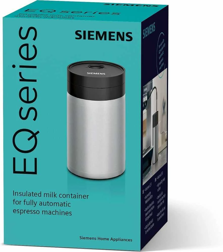  Izoliuotas indas pienui su aukštos klasės metaline danga SIEMENS TZ80009N