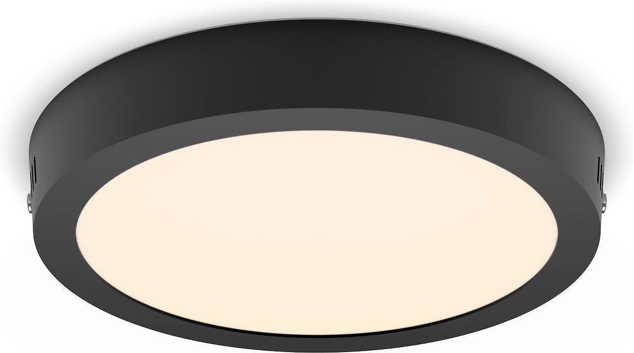 Sieninis šviestuvas Philips 12W LED lubinis šviestuvas MAGNEOS, juodas, 2700K