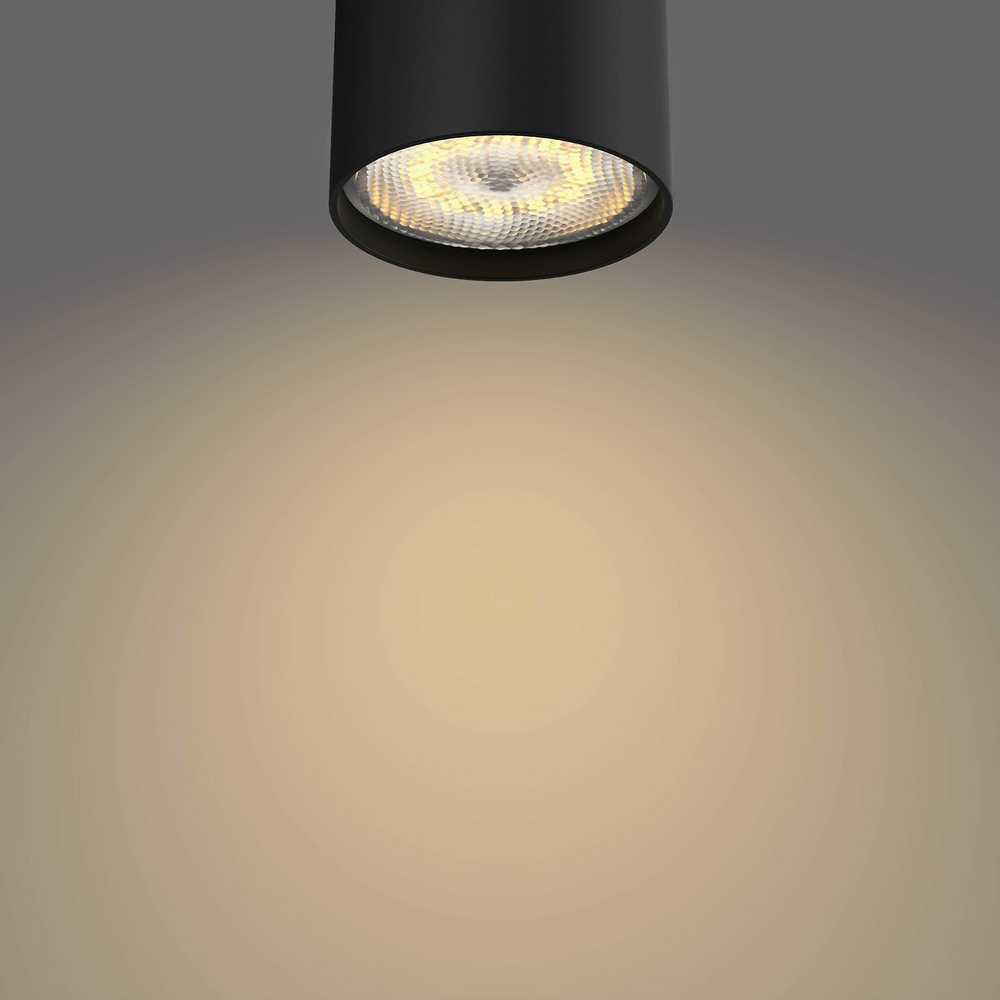 Sieninis šviestuvas Philips Helios Star Spot lubinis šviestuvas, 1 fl., juodas, 500lm